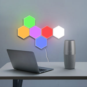 Products Quantum Touch Light Over desk near speaker multi colored red green purple orange blue white Amazon speaker