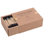 Double sided Bamboo cotton bud Q-tip Black