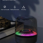 Portable Wireless Soundbar Bluetooth 5.3 Home Theater Speaker Subwoofer Hi-Fi Acoustic Breathing Lamp for Android IOS