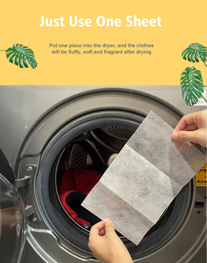 Tumble Fabric Softener Dryer Sheet