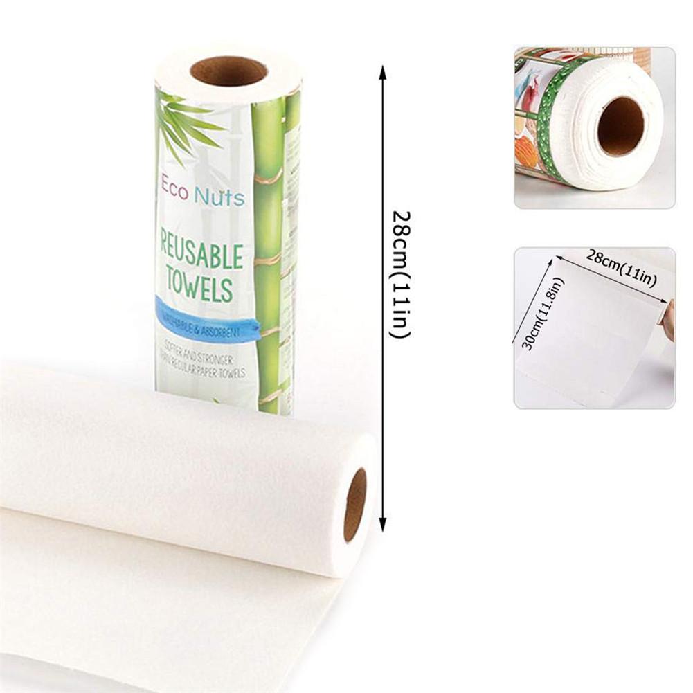 Bilot Reusable Bamboo Paper Towels - Super Absorbent, Biodegradable, and  Extra Large (3 Pack, 30 Rolls, 12x11 Inches) 